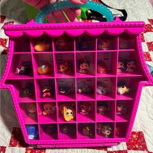 Disney Doorables Action Figures & Carrying Case with handles